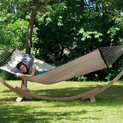 American Dream XL Hammock with Curved Apollo Wooden Stand – photo 4