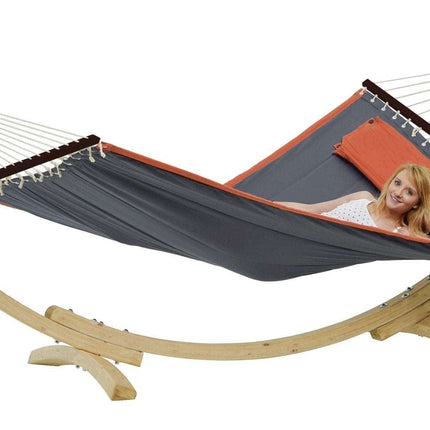 American Dream XL Hammock with Curved Apollo Wooden Stand – photo 10
