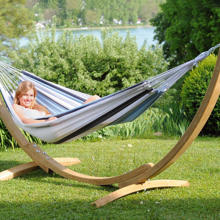 Apollo Fuego Hammock & Curved Wooden Stand Set | CWDH Ireland