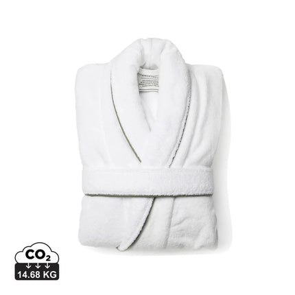 Harper Collection Bathrobe In One Hundred Percent Cotton – part of Burren White set