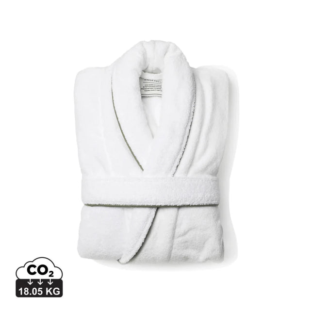Harper Collection Bathrobe L XL In 100 Percent Cotton – part of Burren White set
