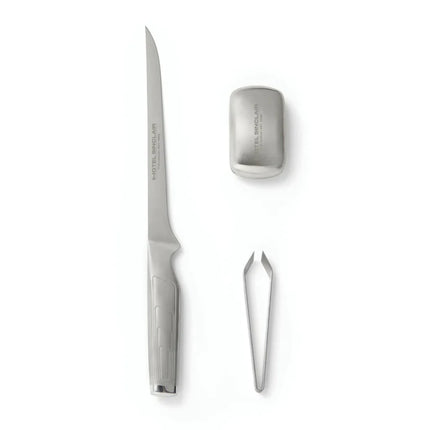 Hattasan Fillet Set From Signature Collection In Premium Japanese 420J Steel With Flexible Blade And Odor Removing Soap - hospitality