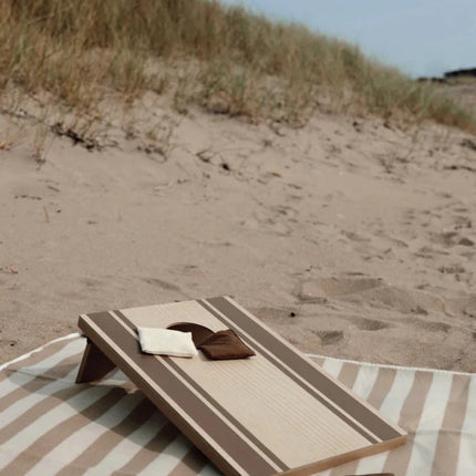 Heritage Collection Handcrafted Cornhole Set In FSC MDF With Canvas Bags And Luxe Finish - hospitality