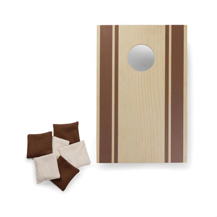 Heritage Collection Handcrafted Cornhole Set In FSC MDF With Canvas Bags And Luxe Finish - hospitality