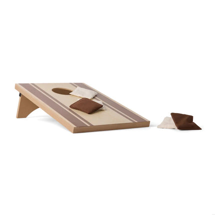Heritage Collection Handcrafted Cornhole Set In FSC MDF With Canvas Bags And Luxe Finish - hospitality