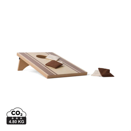 Heritage Collection Handcrafted Cornhole Set In FSC MDF With Canvas Bags And Luxe Finish - hospitality