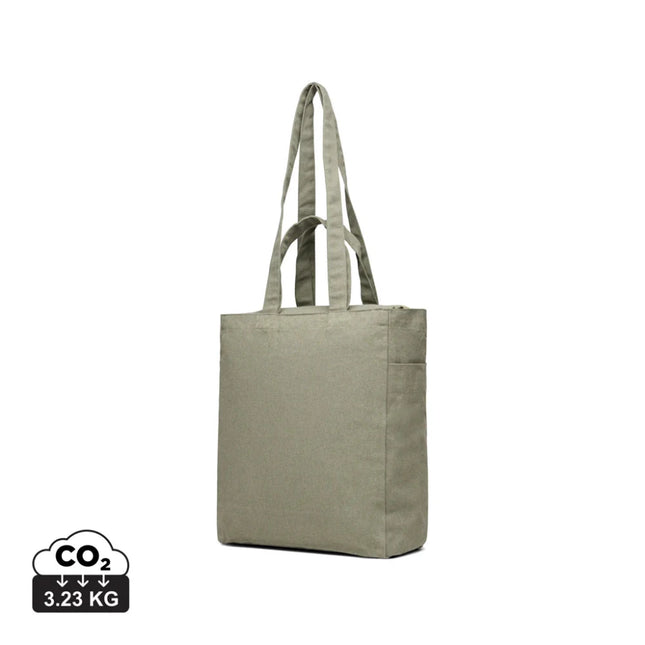 Hil AWARE Collection Recycled Canvas Zip Tote - hospitality