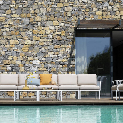Nardi Komodo 5 Multi-Layout Lounger sofa mode outdoor entertaining setting