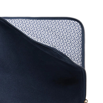 Hunton Collection Premium PU Laptop Case Brass Hardware - hospitality
