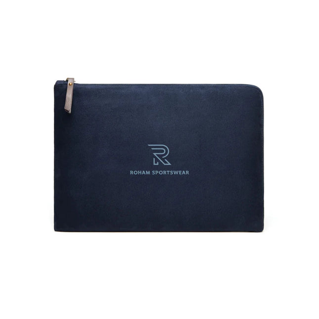 Hunton Collection Premium PU Laptop Case Brass Hardware - hospitality