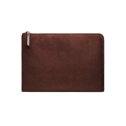 Hunton Collection Premium PU Laptop Case Brass Hardware - hospitality