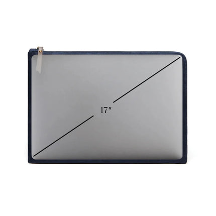 Hunton Collection Premium PU Laptop Case Brass Hardware - hospitality