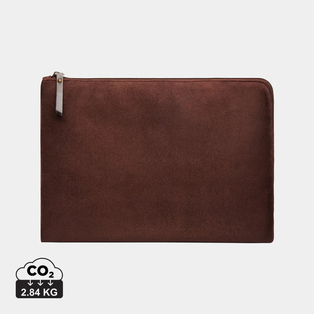 Hunton Collection Premium PU Laptop Case Brass Hardware - hospitality