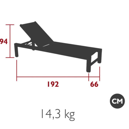 IBIZA Sunlounger Teak Outdoor Sun Bed - hospitality