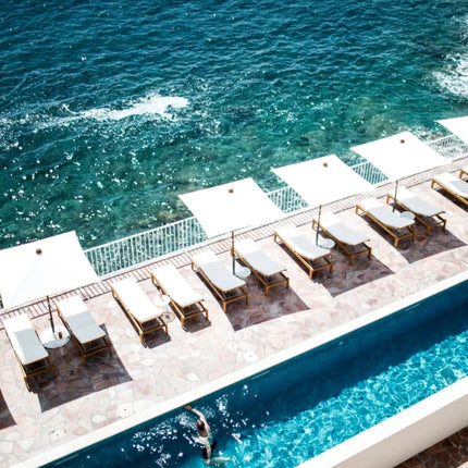 IBIZA Sunlounger Teak Outdoor Sun Bed - hospitality