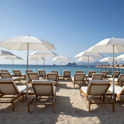 IBIZA Sunlounger Teak Outdoor Sun Bed - hospitality