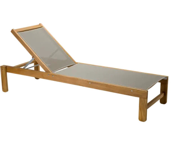 IBIZA Sunlounger Teak Outdoor Sun Bed - hospitality