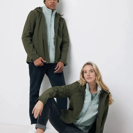 IMakal women recycled polyester soft shell jacket - hospitality