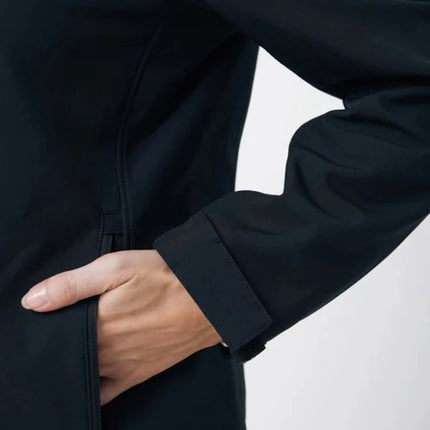 IMakal women recycled polyester soft shell jacket - hospitality