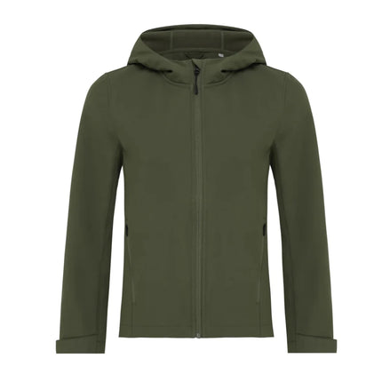 IMakal women recycled polyester soft shell jacket - hospitality