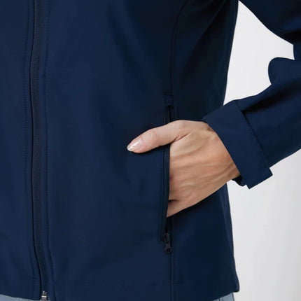 IMakal women recycled polyester soft shell jacket - hospitality