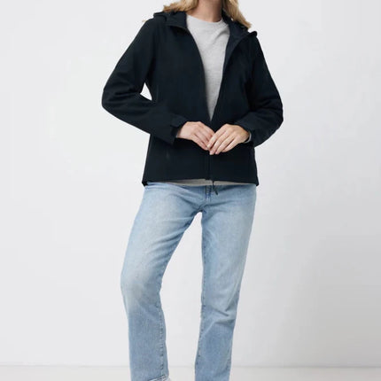 IMakal women recycled polyester soft shell jacket - hospitality