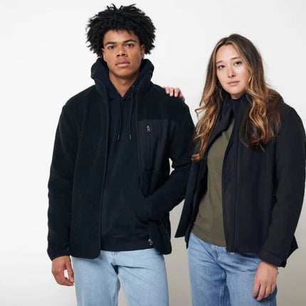 IMakal women recycled polyester soft shell jacket - hospitality