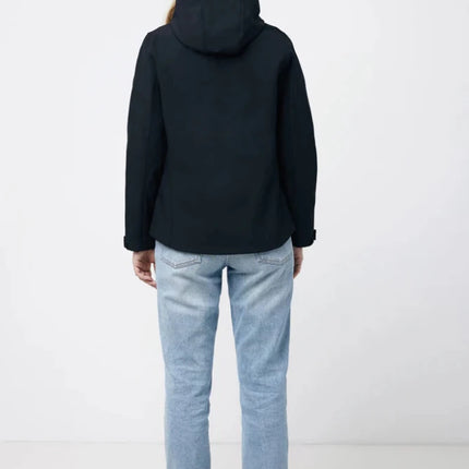 IMakal women recycled polyester soft shell jacket - hospitality