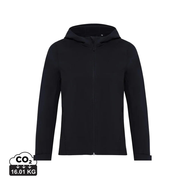 IMakal women recycled polyester soft shell jacket - hospitality