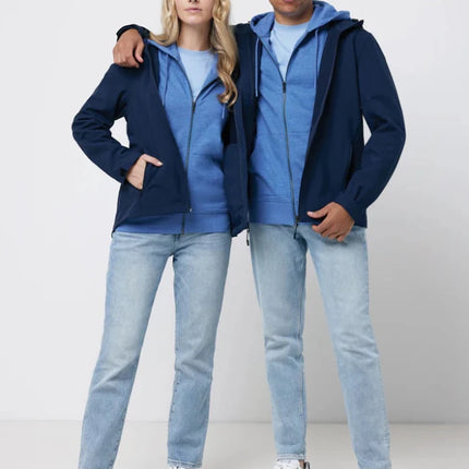IMakal women recycled polyester soft shell jacket - hospitality