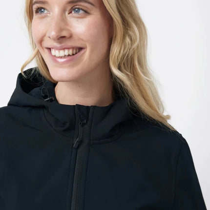 IMakal women recycled polyester soft shell jacket - hospitality