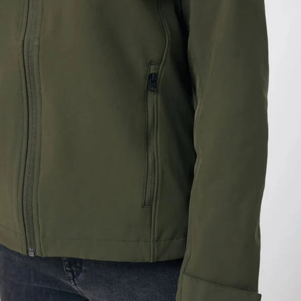 IMakal women recycled polyester soft shell jacket - hospitality