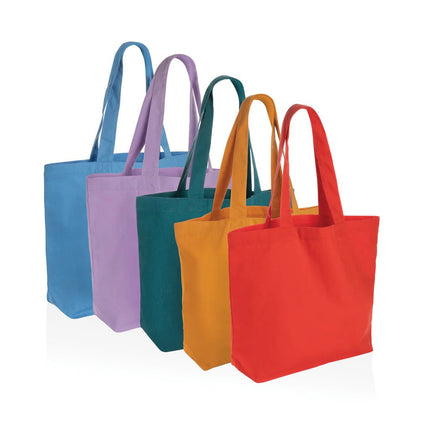Impact Aware™ 240 gsm rcanvas shopper w/pocket - hospitality
