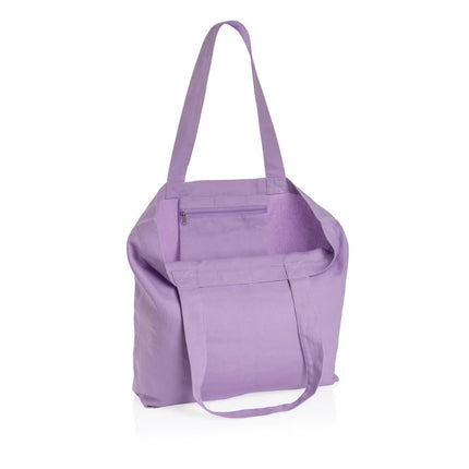 Impact Aware™ 240 gsm rcanvas shopper w/pocket - hospitality