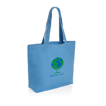 Impact Aware™ 240 gsm rcanvas shopper w/pocket - hospitality