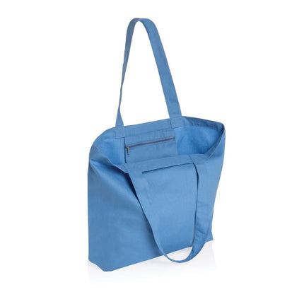 Impact Aware™ 240 gsm rcanvas shopper w/pocket - hospitality