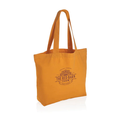 Impact Aware™ 240 gsm rcanvas shopper w/pocket - hospitality