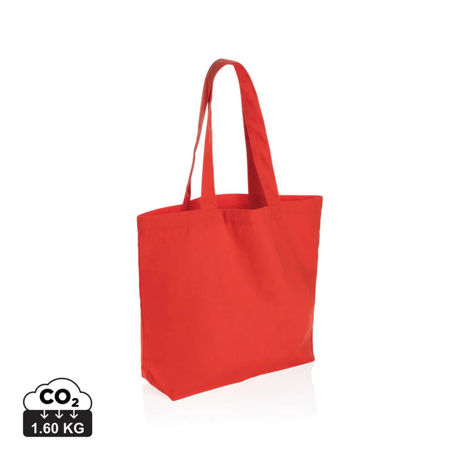 Impact Aware™ 240 gsm rcanvas shopper w/pocket - hospitality
