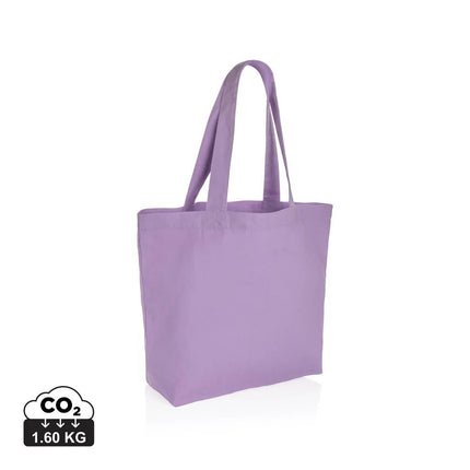 Impact Aware™ 240 gsm rcanvas shopper w/pocket - hospitality