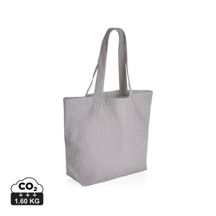 Impact Aware™ 240 gsm rcanvas shopper w/pocket undyed - hospitality