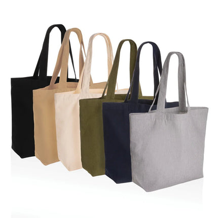 Impact Aware™ 240 gsm rcanvas shopper w/pocket undyed - hospitality