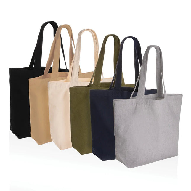 Impact Aware™ 240 gsm rcanvas shopper w/pocket undyed - hospitality