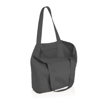 Impact Aware™ 240 gsm rcanvas shopper w/pocket undyed - hospitality