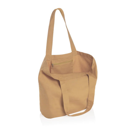 Impact Aware™ 240 gsm rcanvas shopper w/pocket undyed - hospitality