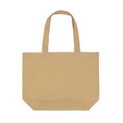 Impact Aware™ 240 gsm rcanvas shopper w/pocket undyed - hospitality