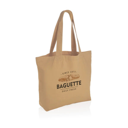 Impact Aware™ 240 gsm rcanvas shopper w/pocket undyed - hospitality