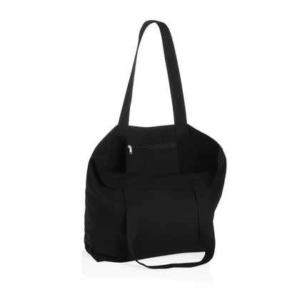 Impact Aware™ 240 gsm rcanvas shopper w/pocket undyed - hospitality