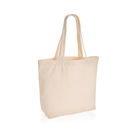 Impact Aware™ 240 gsm rcanvas shopper w/pocket undyed - hospitality