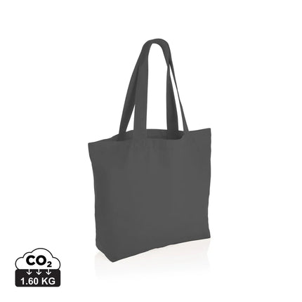 Impact Aware™ 240 gsm rcanvas shopper w/pocket undyed - hospitality