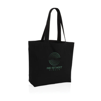 Impact Aware™ 240 gsm rcanvas shopper w/pocket undyed - hospitality